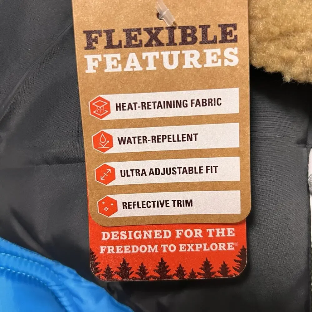 Arcadia Trail (M) Insulated Dog Puffer Coat Sherpa Fleece Reflective Thermal
